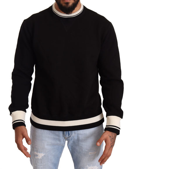 Dolce & Gabbana Other - Dolce & Gabbana Black Cotton #dgfamily Pullover Sweater